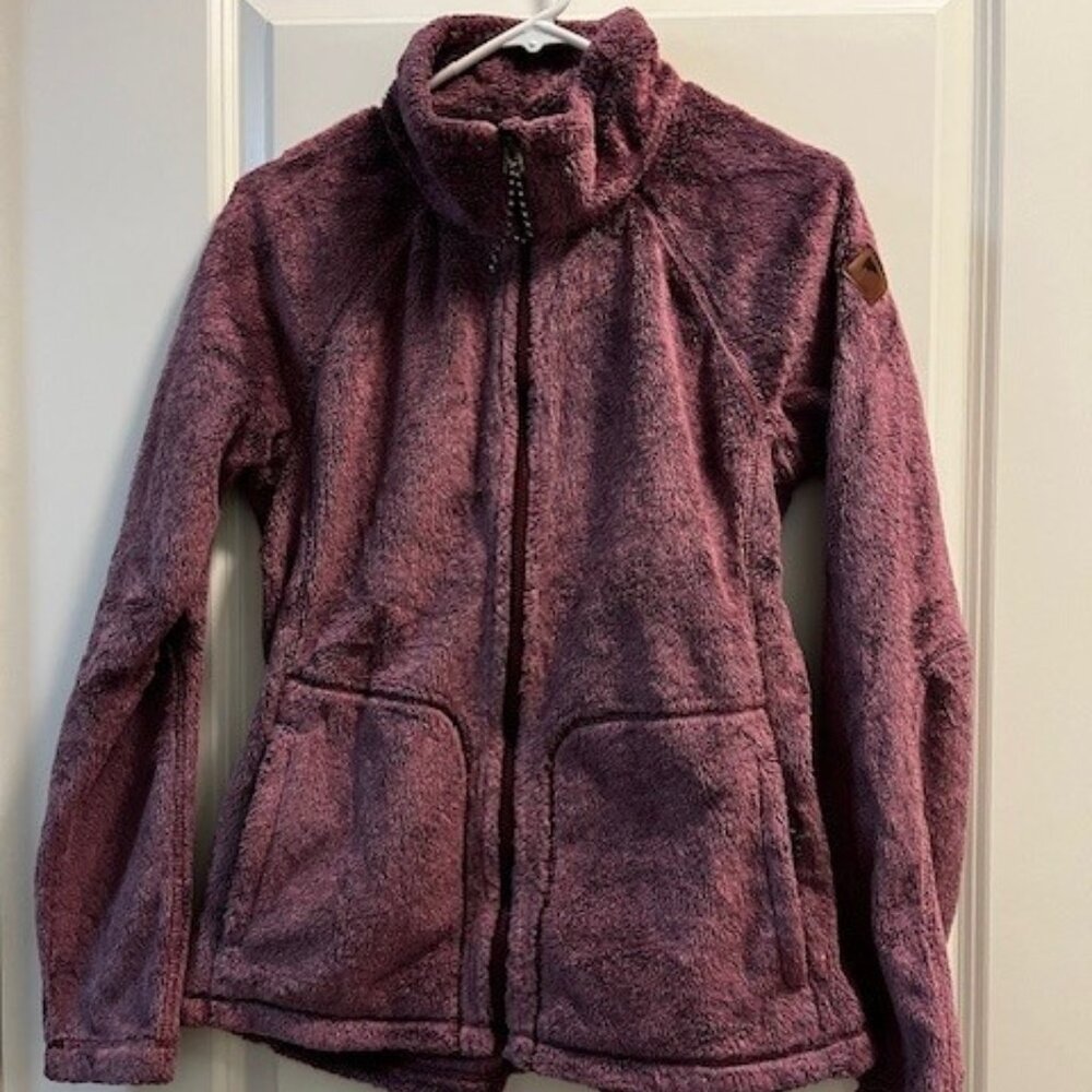 Burton Purple Fleece Zip Up sz Medium